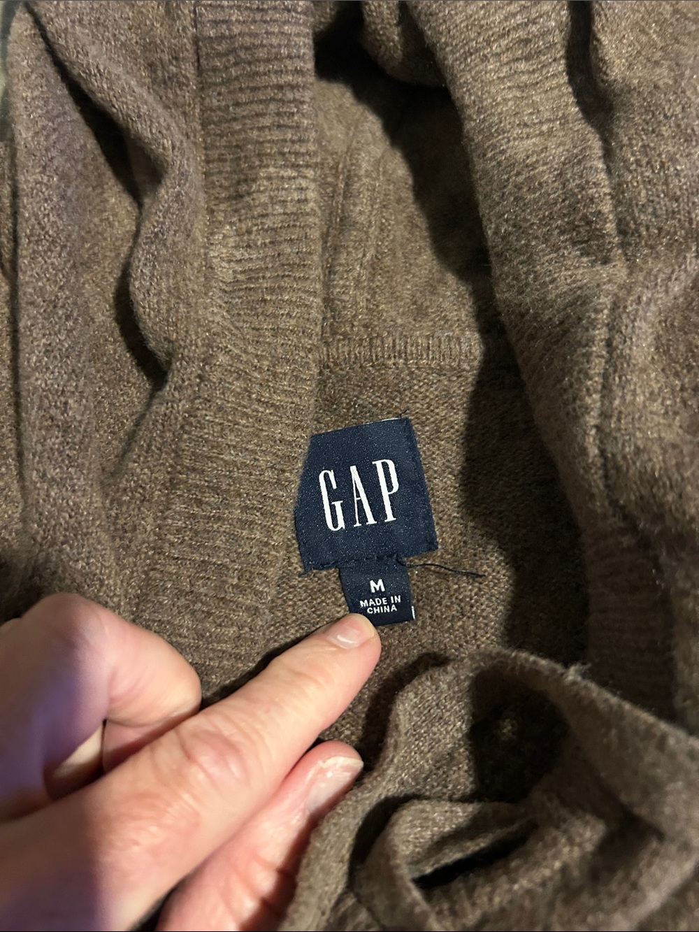 Gap women’s Brown sweater Hoodie and pant Set. Loungewear - Picture 2 of 6